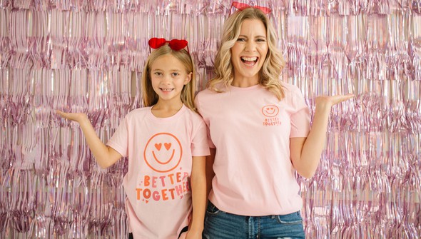Better Together Tee - Toddler/Youth - Pink gallery