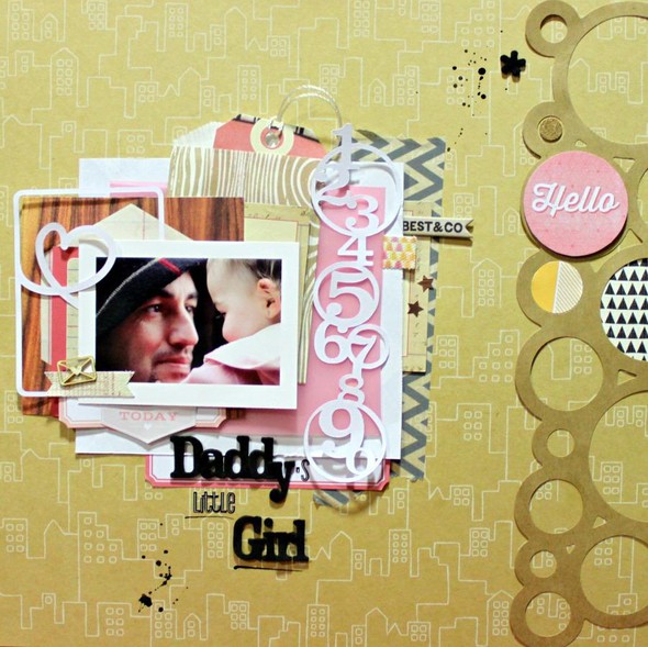 Daddy´s Little Girl-Scrapbook Team Challenge #3 | by the numbers- by Mariaje98 gallery