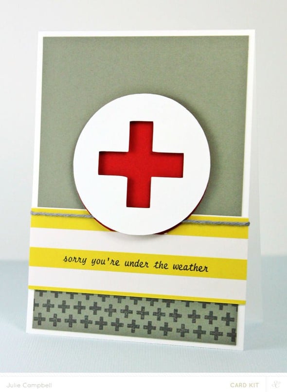 Red Cross Card *Card Kit Only* by JulieCampbell gallery