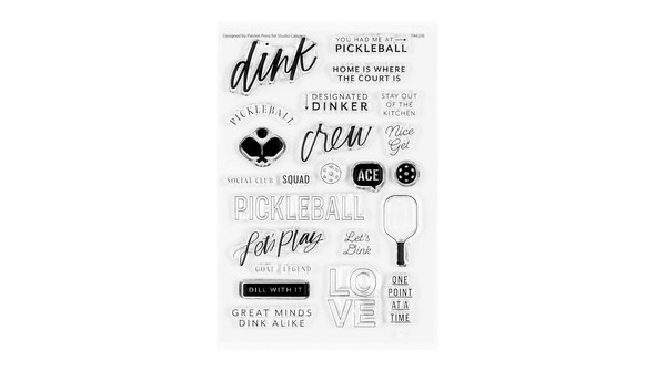 Stamp Set : 4×6 Pickleball by Paislee Press gallery