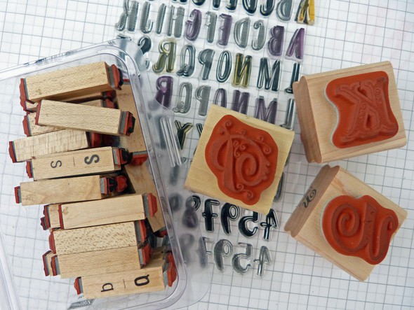 At least 3 different alphabet stamps... by diestempelkueche gallery