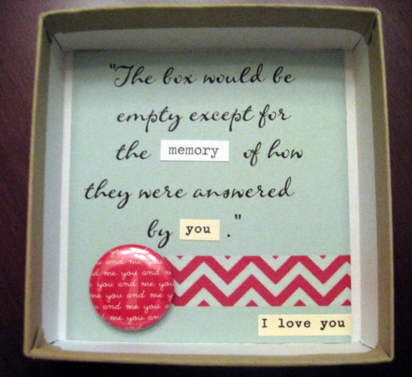 Love note box by penny gallery