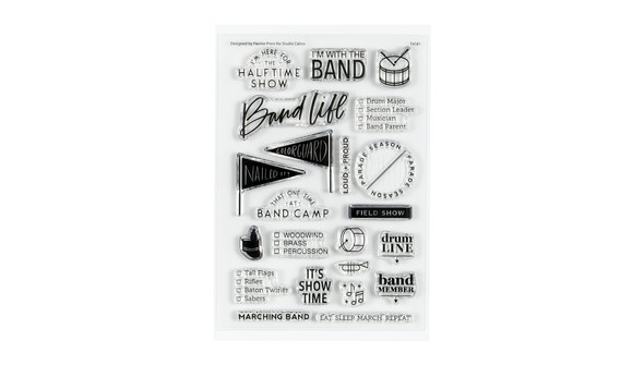 Stamp Set : 4×6 Marching Band by Paislee Press gallery