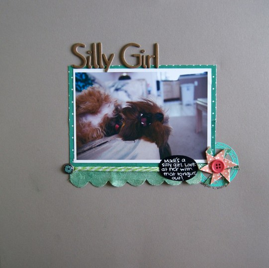 silly girl. *August Kit Challenge* 