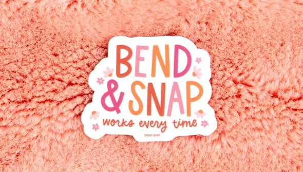 Bend & Snap Decal Sticker gallery