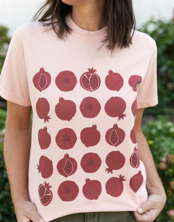 Pomegranate Tee - Peachy Pink, 3 of 4