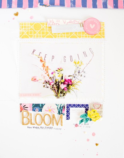 Bloom scatteredconfetti scrapbooking layout citrustwistkits february cratepaper 0 original
