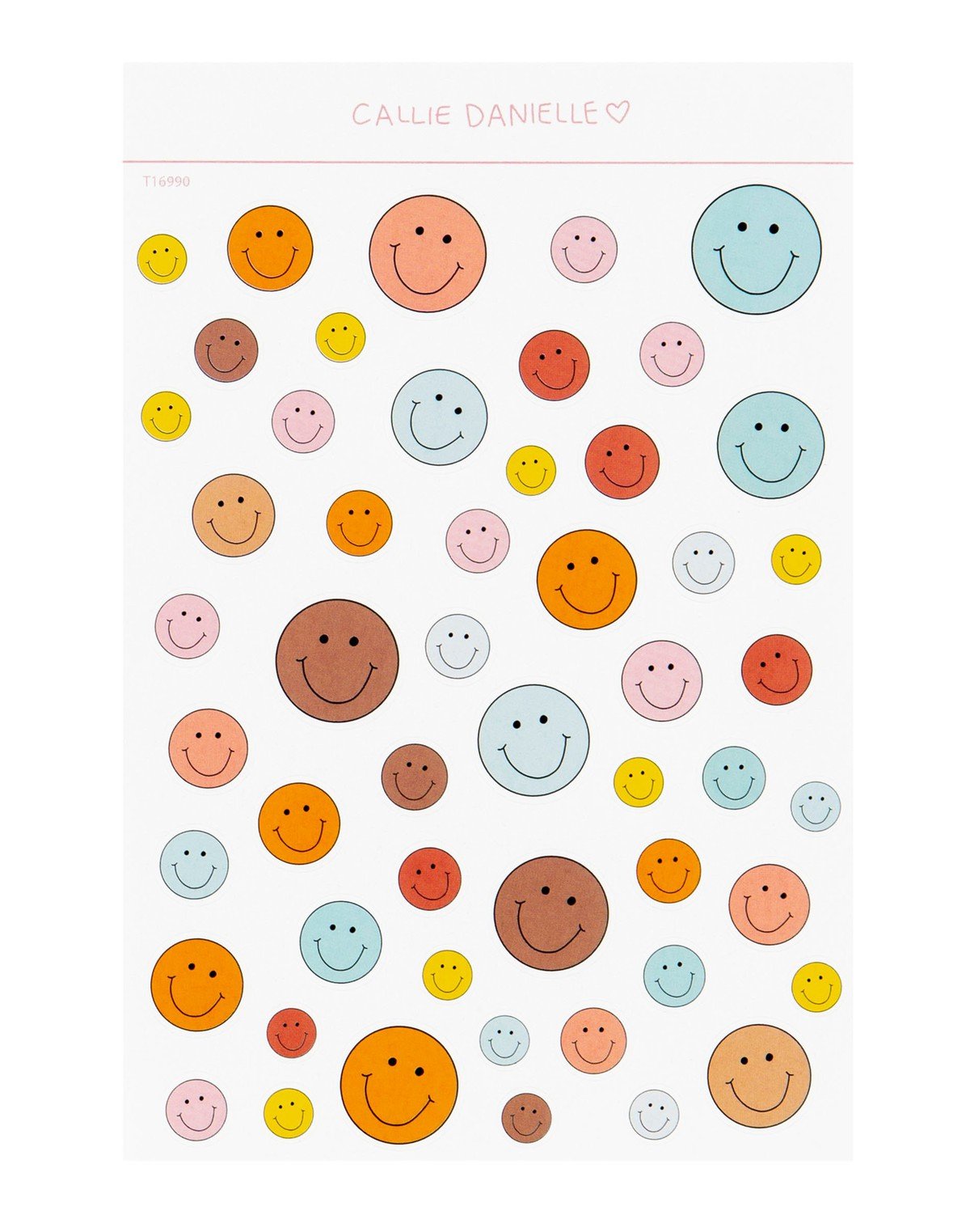 Smiley Faces Sticker Sheet item
