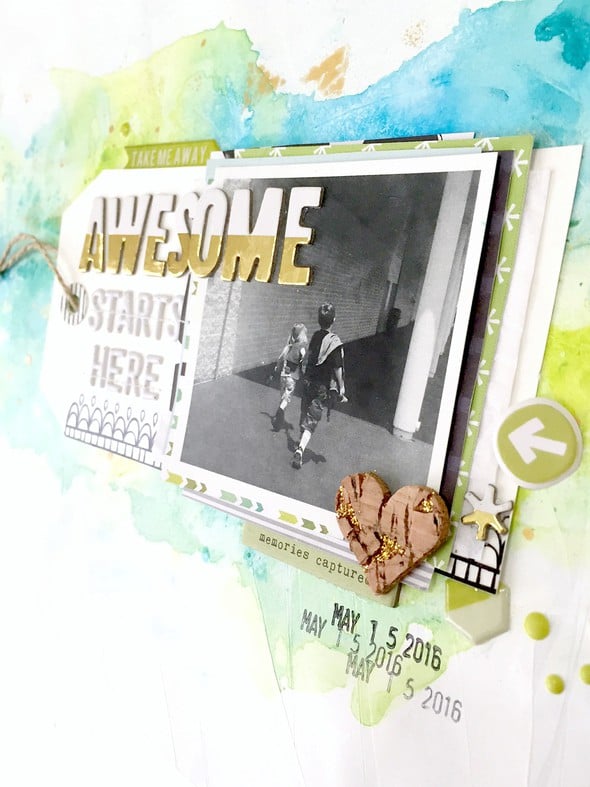 Awesome starts here layout   cu photo and date original