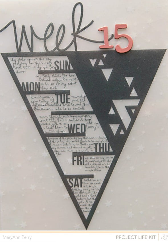 Project Life Week 15 | Triangles Weekly Challenge by MaryAnnPerry gallery