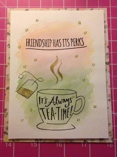 Tea time card