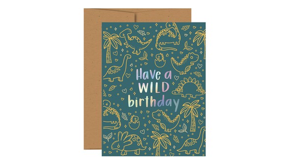 Wild Birthday Greeting Card gallery