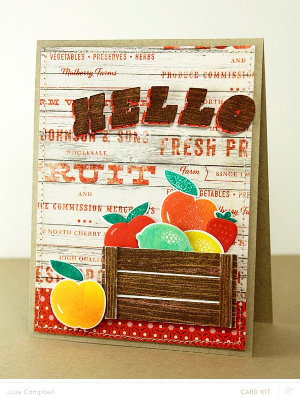 Fruit Crate Card *Card Kit Only* by JulieCampbell gallery