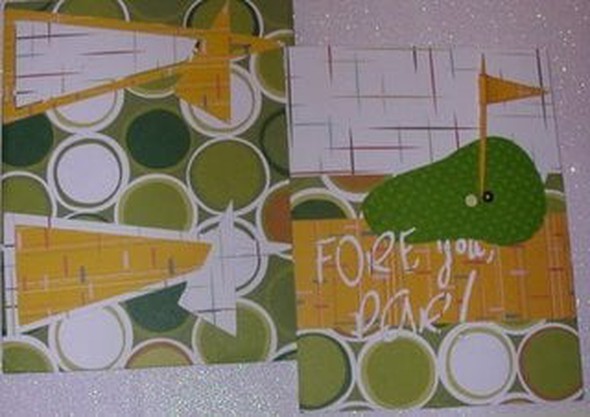 "Fore" you Father's Day card (scraplifted from Cards Magazine, Nov or December 2008 edition) by foucaultgirl gallery