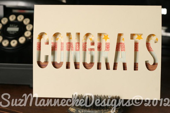 Congrats Card | Washi Workshop by SuzMannecke gallery