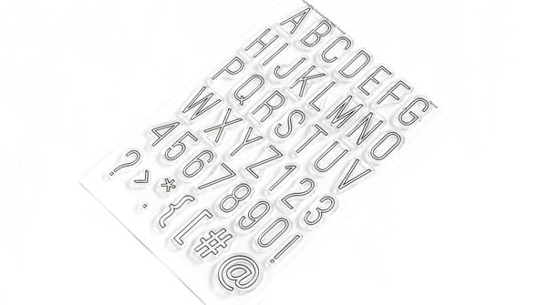Stamp Set : 4×6 Highlights Alphabet  gallery