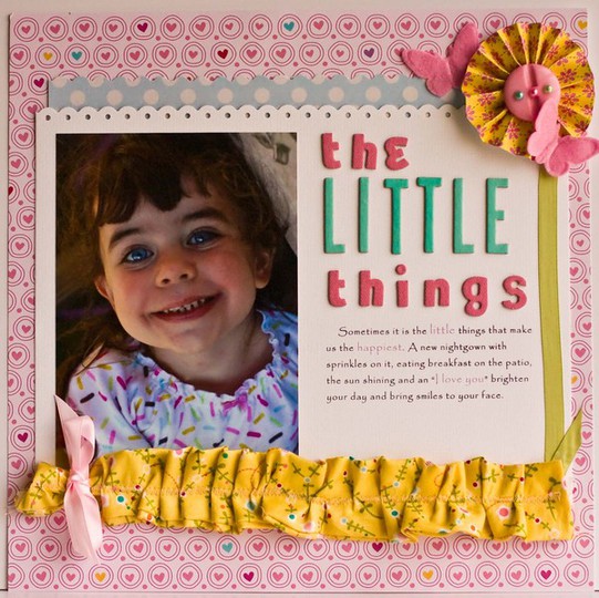 The Little Things (ruffle challenge)