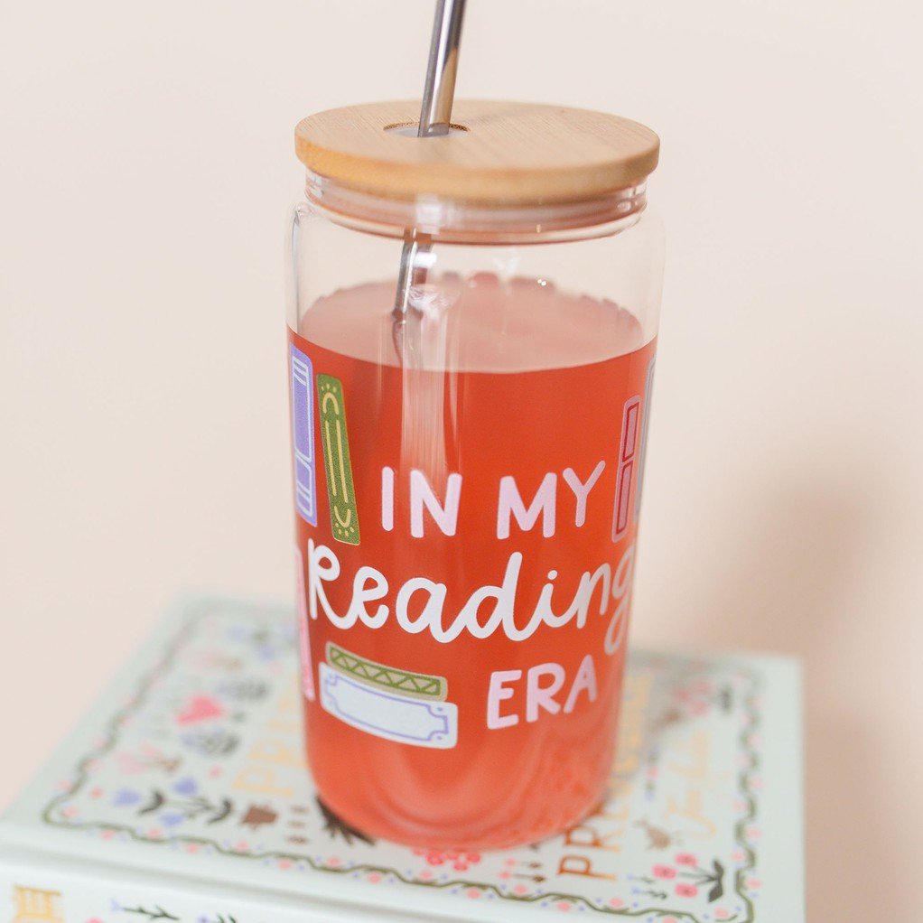 In My Reading Era Glass Can item