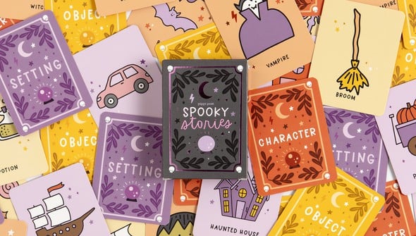 Spooky Stories Storytelling Prompts Card Game gallery