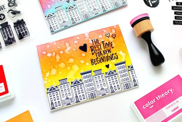 Bright and Blended City Skyline Cards by Carson gallery
