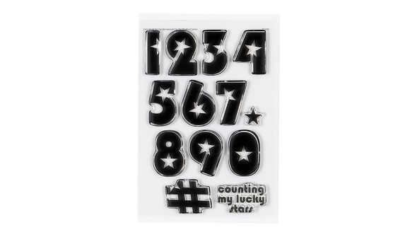 Stamp Set : 4×6 Matilda Numbers by Goldenwood Co gallery