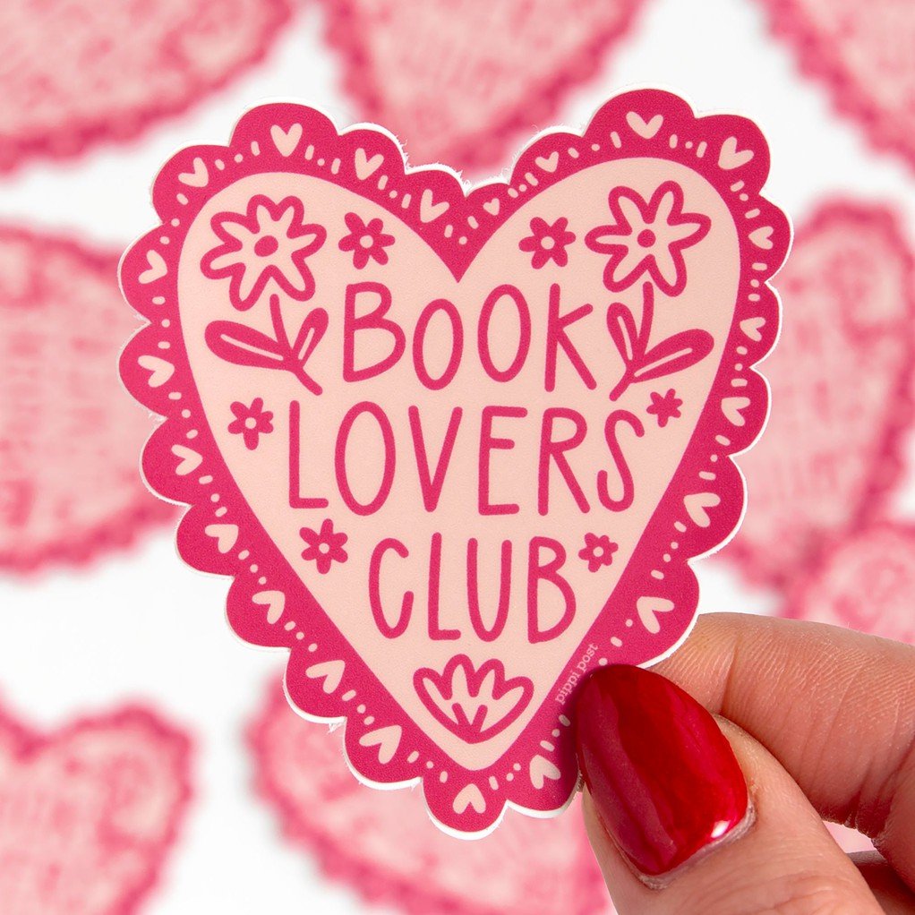 Book Lovers Club Decal Sticker item