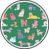 Dapper Dogs Tea Towel