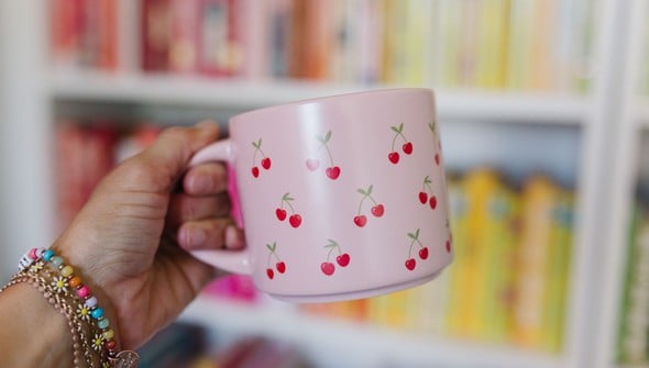 Cherries Large Ceramic Mug gallery