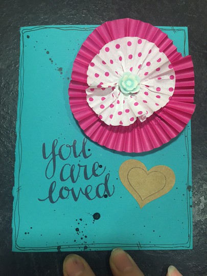 You Are Loved Mothers Day Card #SCNSD16 Layers challenge