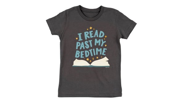 Bedtime Reader Tee - Youth Pippi Tee - Dark Gray gallery