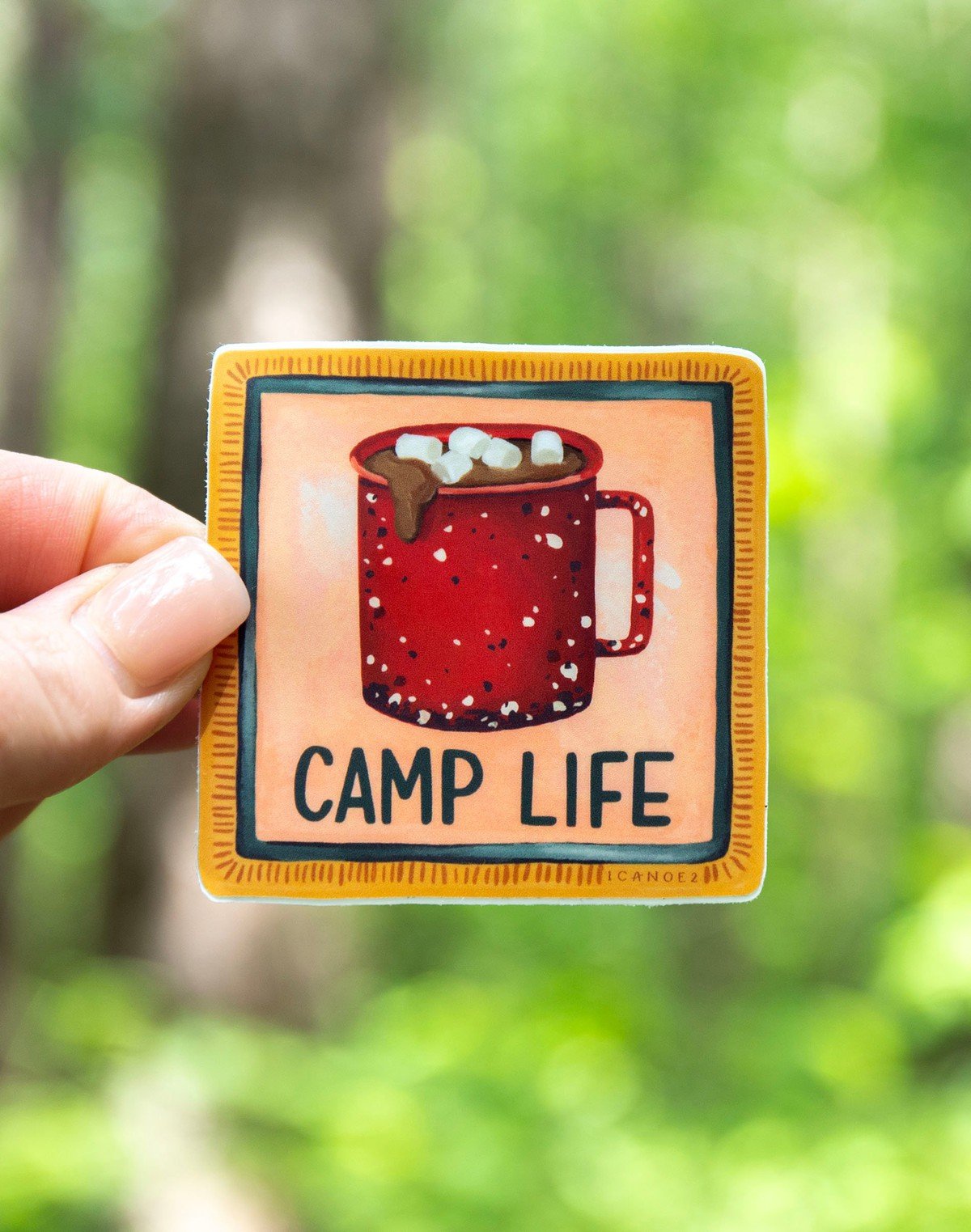 Camp Life Decal Sticker item