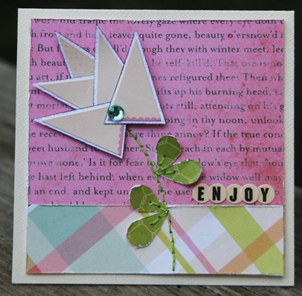 lawn party scrap cards by Leah gallery