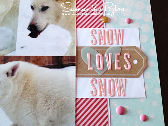 Snow Loves Snow Layout by Thescrapmaster gallery