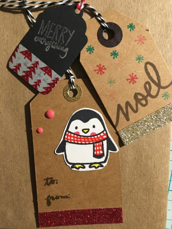 Pinguim Christmas Tags by m0ura gallery