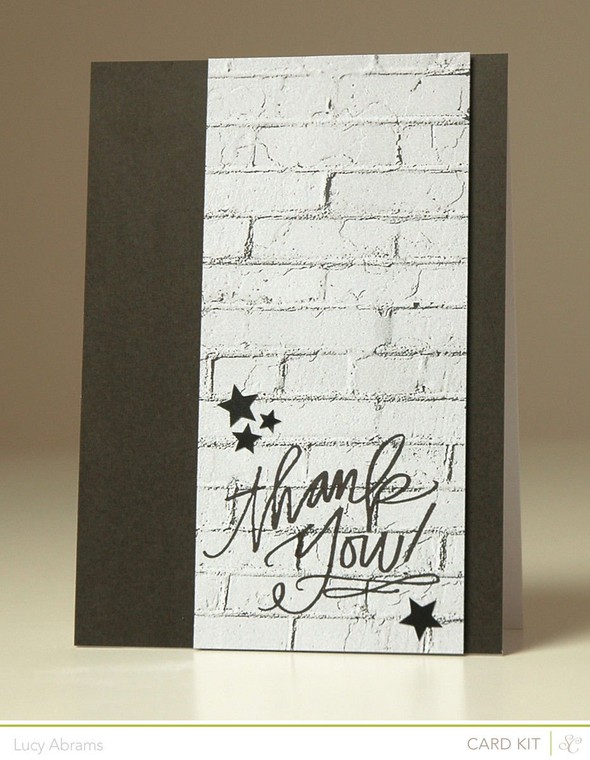 Graffiti Thanks  *Card Kit Only* by LucyAbrams gallery