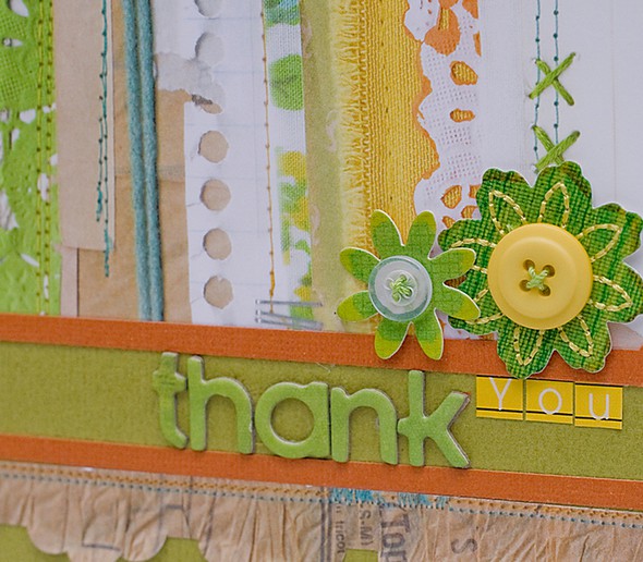 Thank you Card *October On the Easel kit* by kimberly gallery