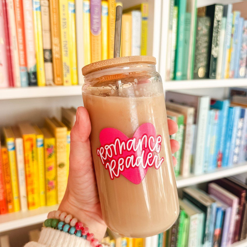 Romance Reader Glass Can item
