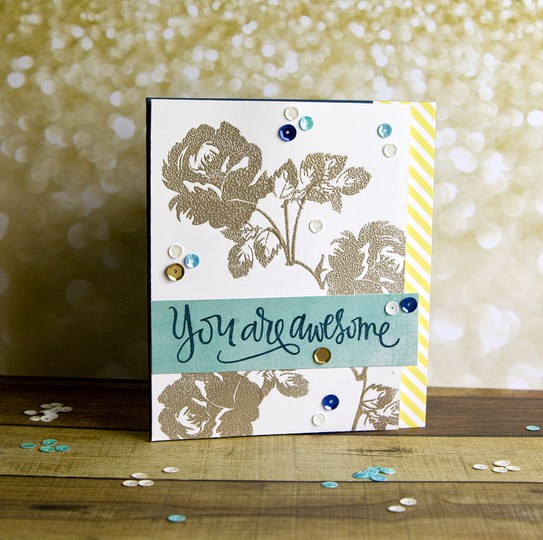 you are awesome card