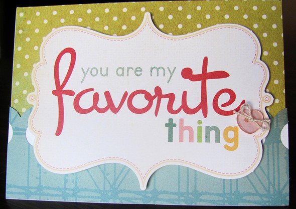 Favorite thing card by naenae gallery