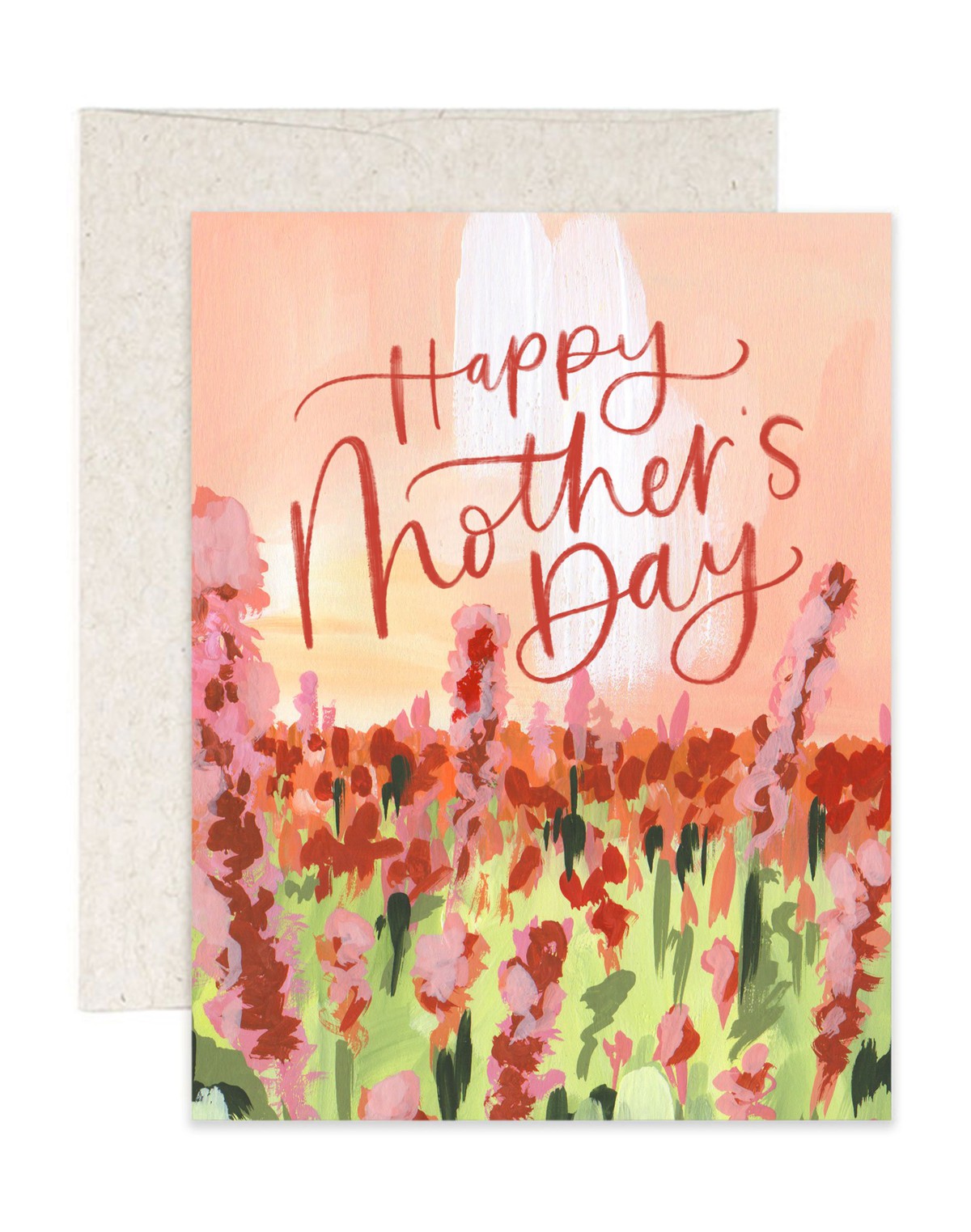 Mother's Day Flower Field Greeting Card item