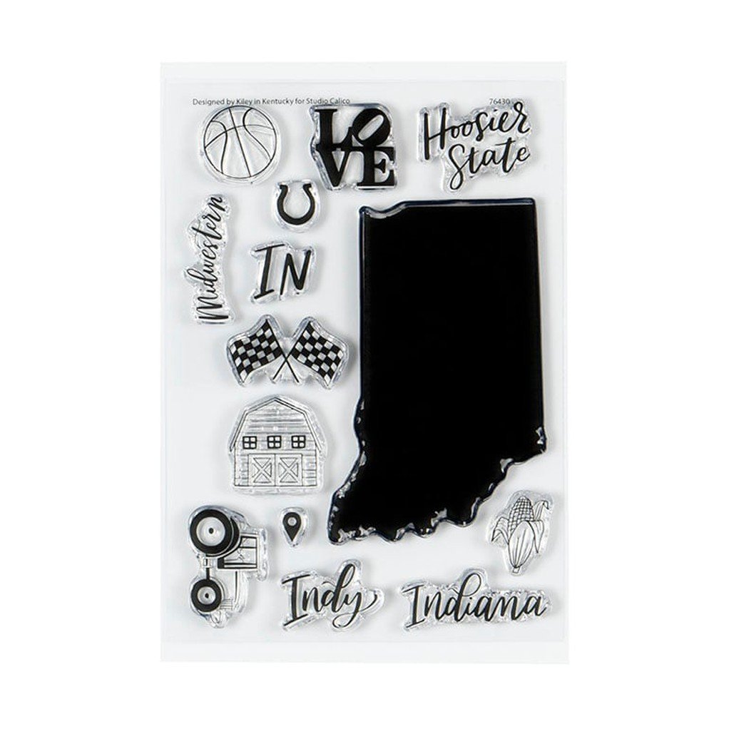 Stamp Set : 4x6 Indiana by Kiley in Kentucky item