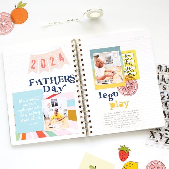 Father's Day Notebook Spread by desialy gallery