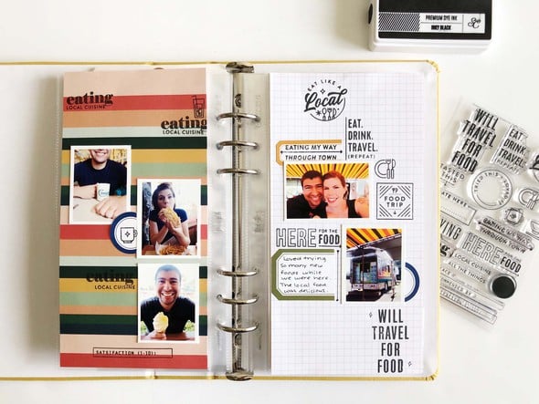 Will Travel For Food Mini Book Layout by sarahzayas gallery