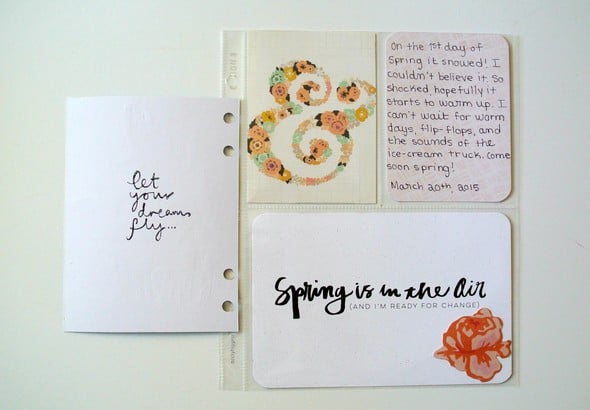 Cover page for spring album by melissamarie gallery