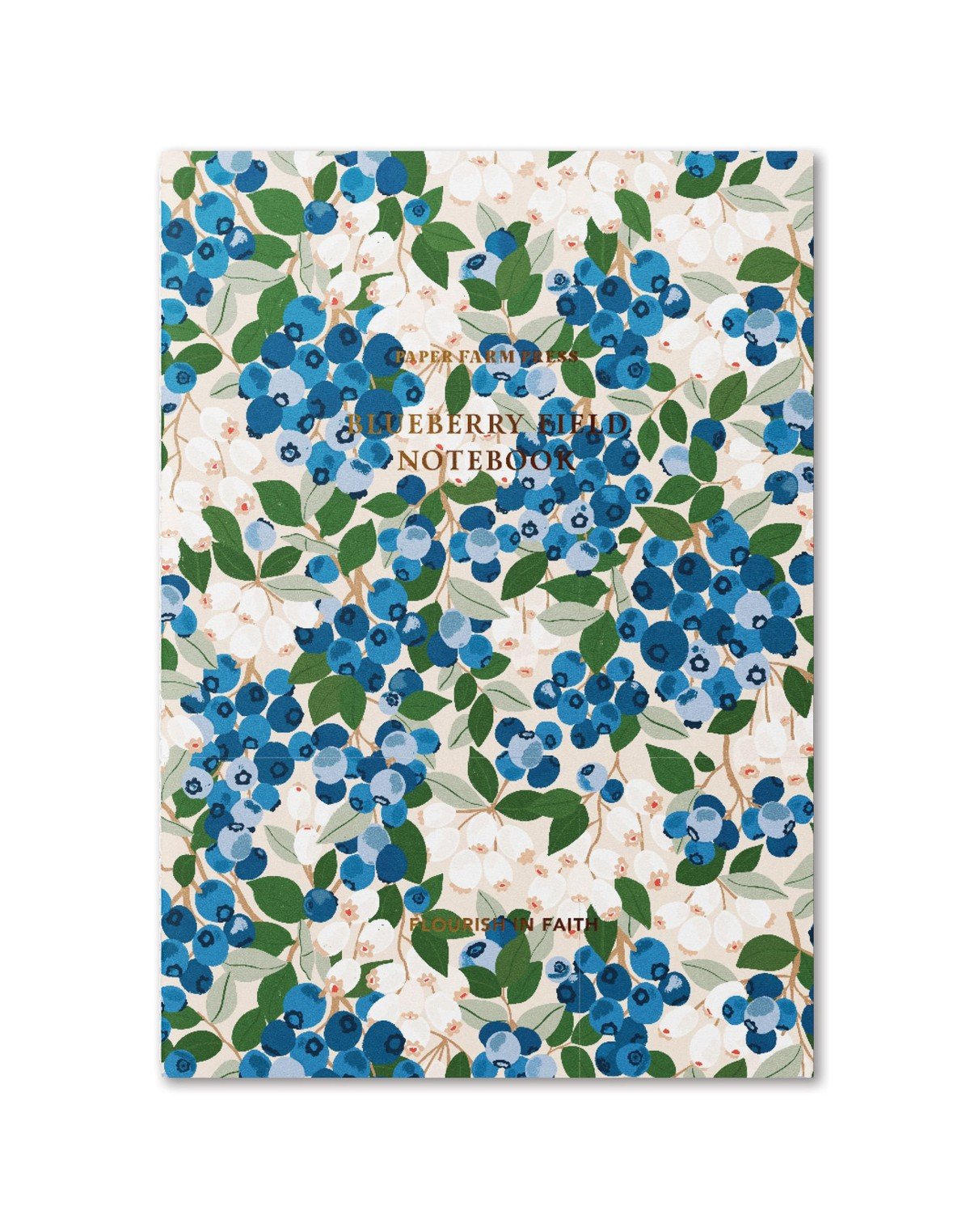Flourish In Faith Blueberry Field Stitched Notebook item