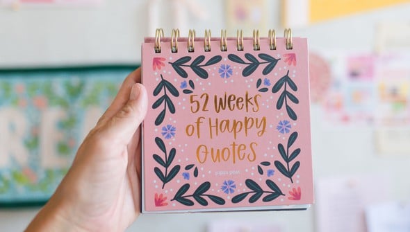 52 Weeks of Happy Quotes - Desk Flip Calendar gallery