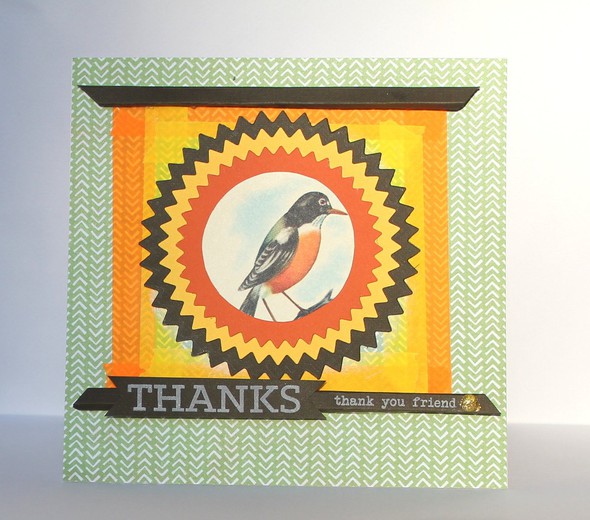 Thank you Friend Robin Card by theslowcrafter gallery