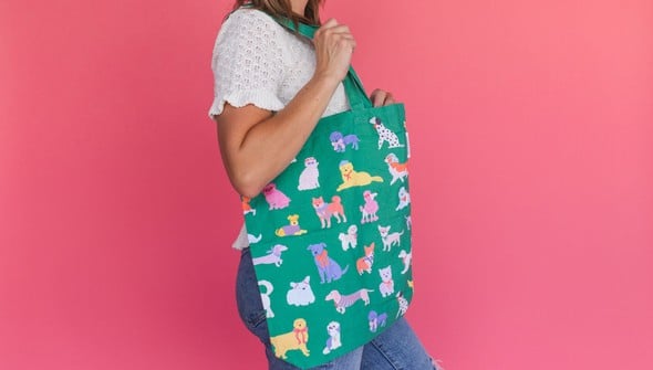Dapper Dogs Tote Bag gallery