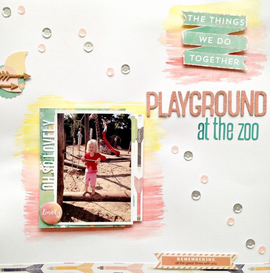 Playground at the zoo