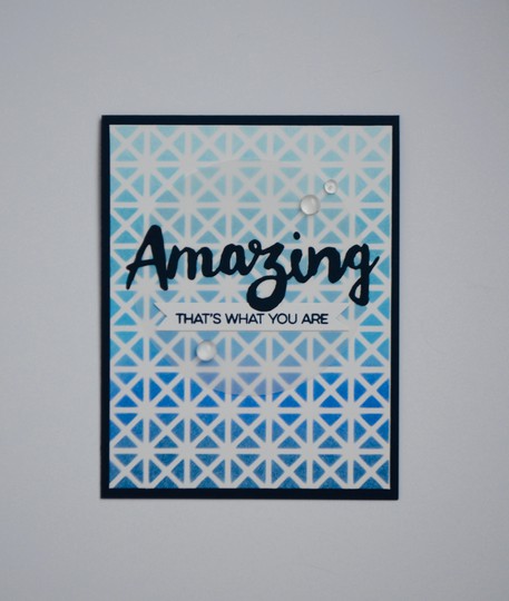 Amazing You Ombre Card